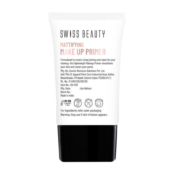 Swiss Beauty Mattifying Makeup Primer(30 g) - Image 8
