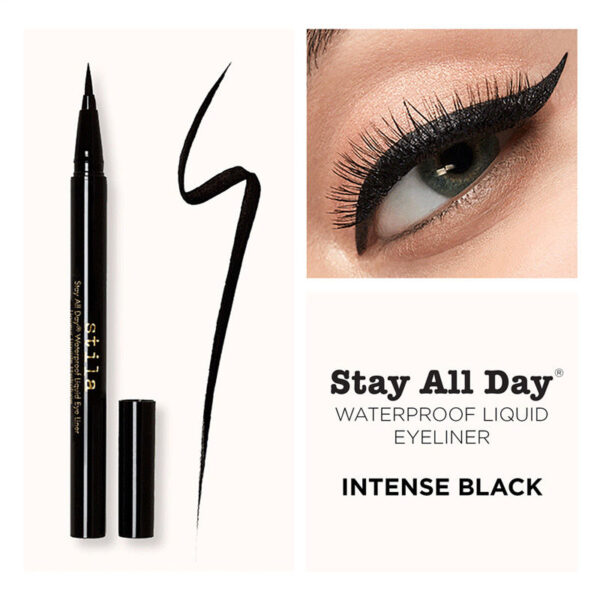 Stila Cosmetics Stay All Day Waterproof Liquid Eye Liner - Intense Black(0.5ml) - Image 5