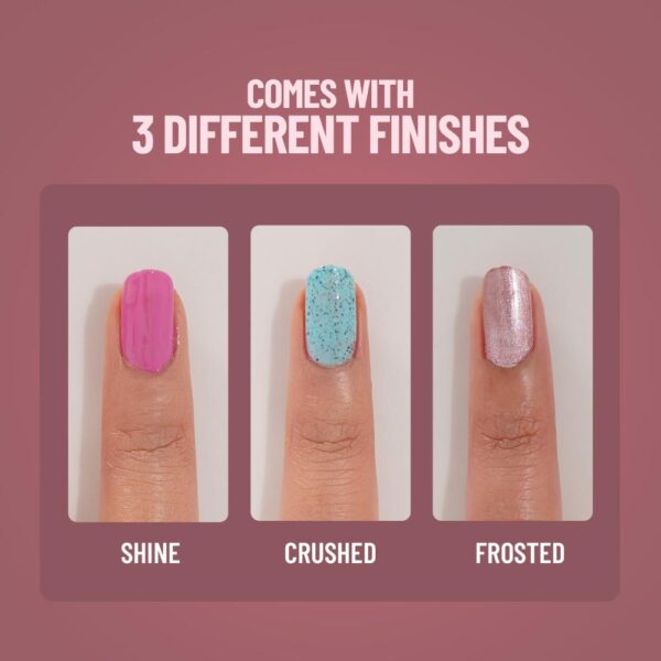 Swiss Beauty Slay Nail Color Ultra Shine Formulation - 54 Pearl(13ml) - Image 5