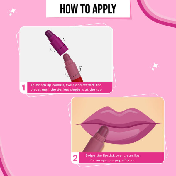 SUGAR POP 4 In 1 Lip Twist - 01(6.4 g) - Image 3