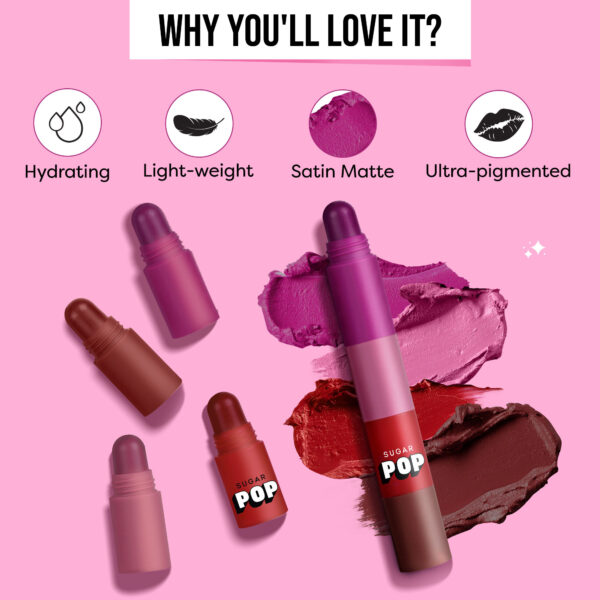 SUGAR POP 4 In 1 Lip Twist - 01(6.4 g) - Image 5