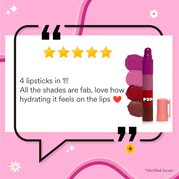 SUGAR POP 4 In 1 Lip Twist - 01(6.4 g) - Image 6