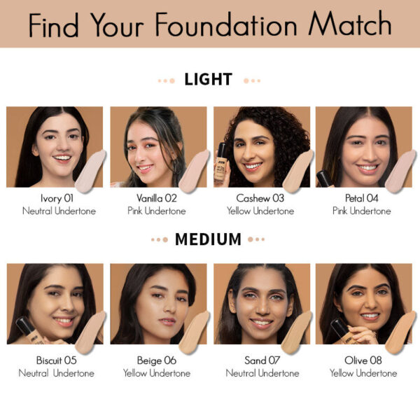 Nykaa All Day Matte Long Wear Liquid Foundation For Normal To Combination Skin - Biscuit 05(30ml) - Image 6