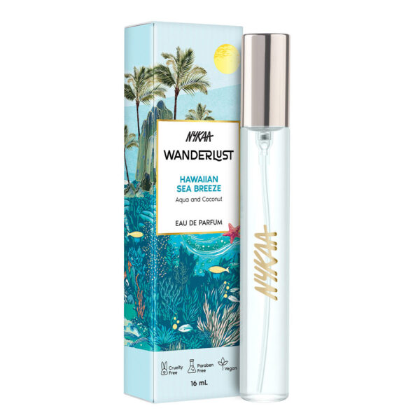 Nykaa Wanderlust Hawaiian Sea Breeze Eau De Parfum(16ml) - Image 6