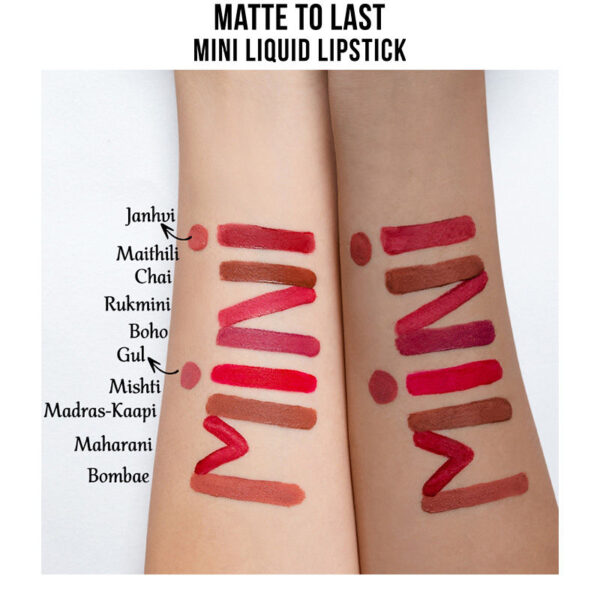 Nykaa Matte To Last! Mini Liquid Lipstick - Janhvi 23(1.2ml) - Image 3