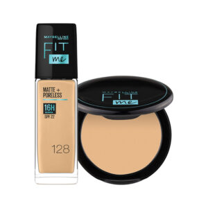 Maybelline New York Seamless Coverage Look - Fit Me Control Compact + Porless Liquid Foundation(2 pcs)