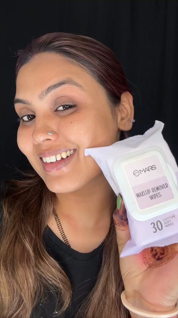 MARS Makeup Remover Wet Wipes(30 Wipes) - Image 7