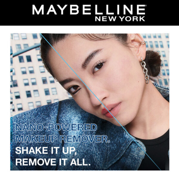 Maybelline New York Biphase Eye + Lip Makeup Remover for Waterproof Makeup, Fragrance-Free, 40ml(40ml) - Image 5