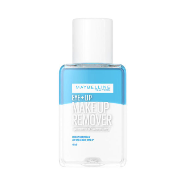Maybelline New York Biphase Eye + Lip Makeup Remover for Waterproof Makeup, Fragrance-Free, 40ml(40ml) - Image 9
