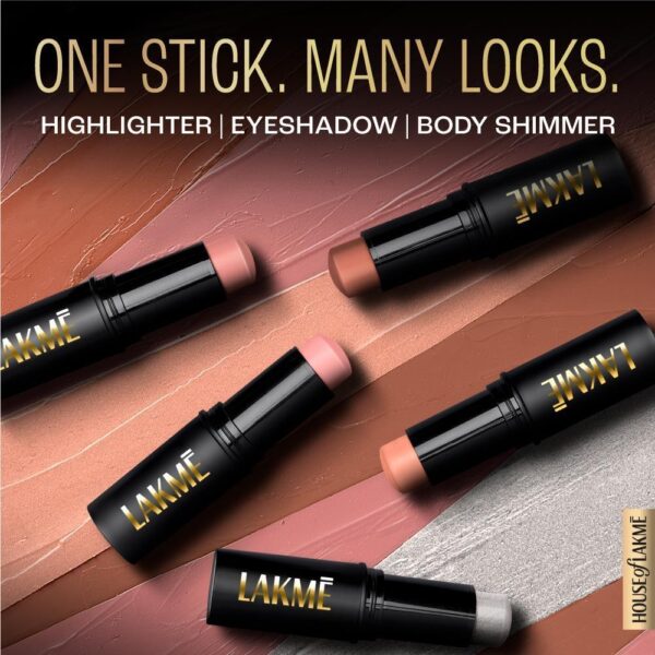 Lakme Facelift MultiSlayer Highlighter Stick - Sunlit Sepia(13 g) - Image 3