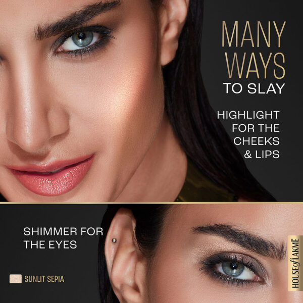 Lakme Facelift MultiSlayer Highlighter Stick - Sunlit Sepia(13 g) - Image 7