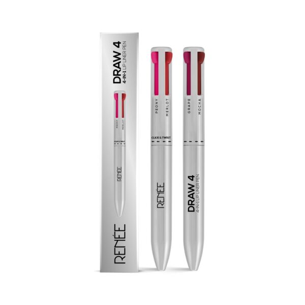 Renee Cosmetics Draw 4 4-In-1 Lip Liner(0.4 g) - Image 8