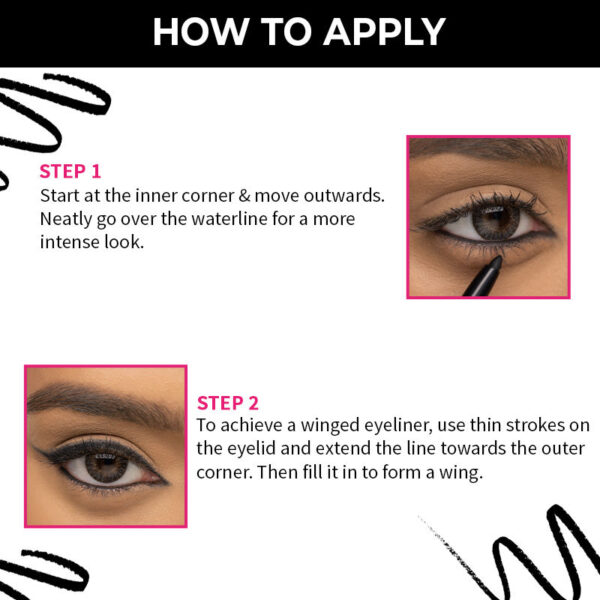 Nykaa Cosmetics Black Magic Kajal Set Of 2(2 pcs) - Image 6