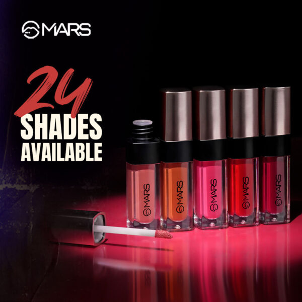 MARS Popstar Non Drying Liquid Mousse Lipstick - Gilded(6ml) - Image 6