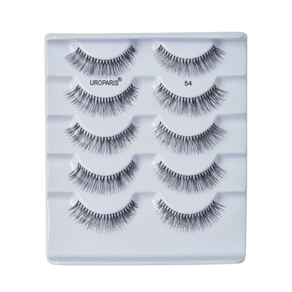 Uroparis Human Hair Eyelashes - 54(5 Pair) - Image 2