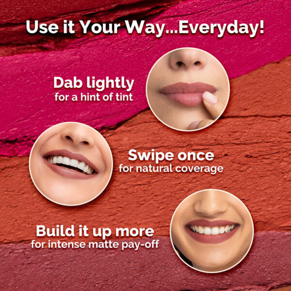Mamaearth Moisture Matte Long Stay Lipstick Bright And Bold Gift Set(2g) - Image 8