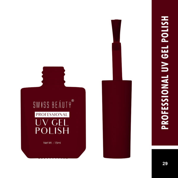 Swiss Beauty Professional UV Gel Nail Polish - Shade-29(15ml) - Image 3