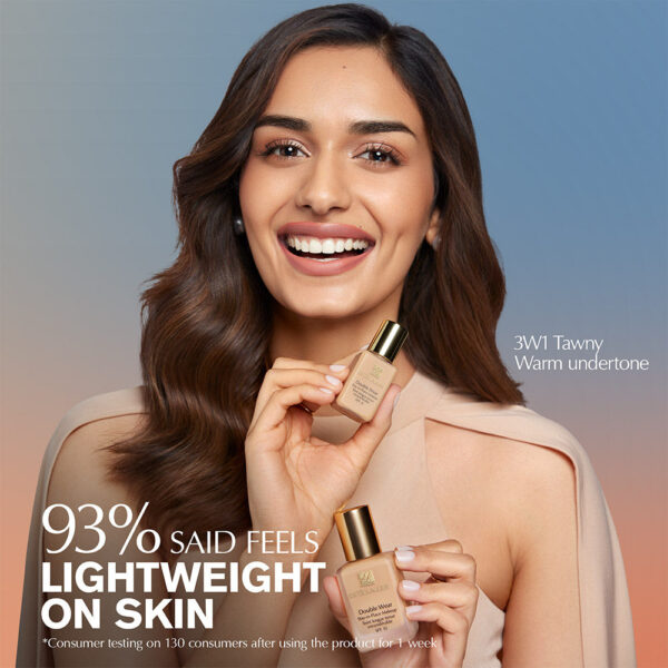 Estee Lauder Double Wear Stay-In-Place Makeup Mini Waterproof Foundation With SPF 10 - 2W2 Rattan(15ml) - Image 6