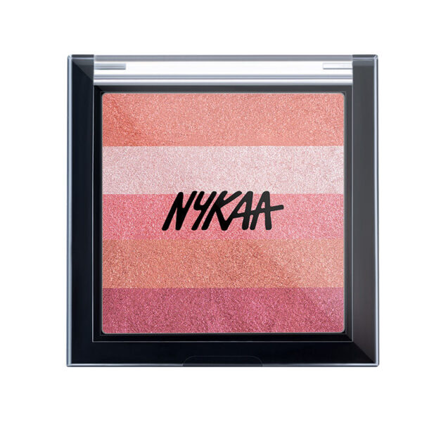 Nykaa Glow Goals! Shimmer Brick Highlighter Palette - Sunset Love(7.5gm)
