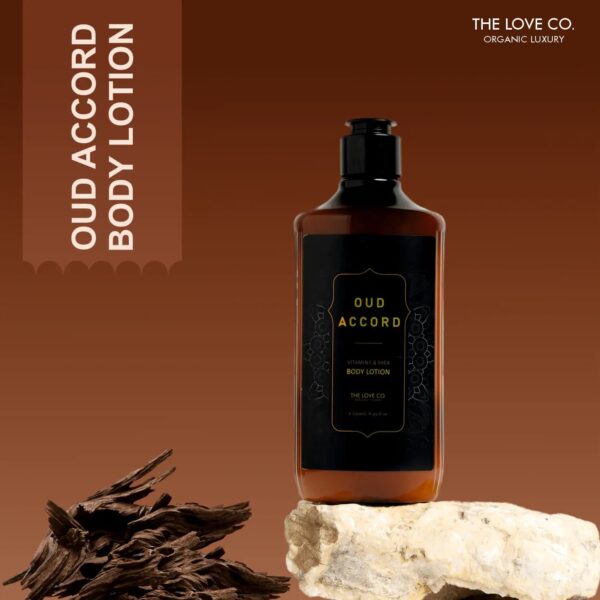 THE LOVE CO. Black Rose & Oudh Shower Gel + Oud Accord Body Lotion Pack of 2 Combo - Image 9