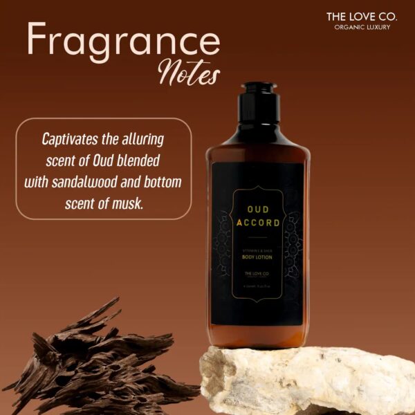 THE LOVE CO. Black Rose & Oudh Shower Gel + Oud Accord Body Lotion Pack of 2 Combo - Image 10
